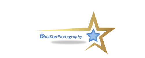 blue star photography logo